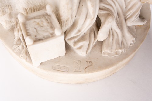 Lot 445 - Sevres: a biscuit porcelain figure group,...