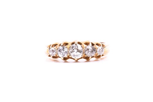 Lot 757 - A late 19th century 18ct yellow gold and...