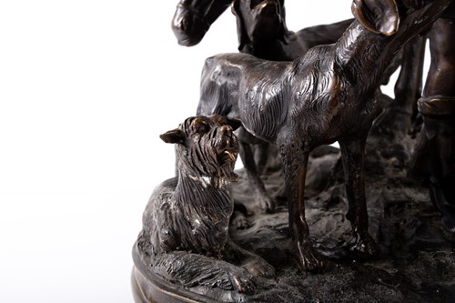 Lot 232 - After Pierre Jules Mene: a patinated bronze...