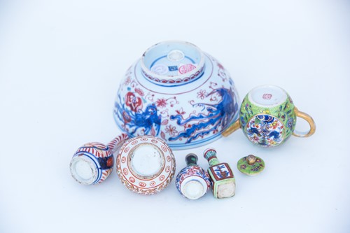 Lot 265 - 欧洲装饰风格中国瓷器一组，18世纪