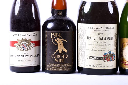 Lot 301 - A group of wines and spirits comprising: 1981...