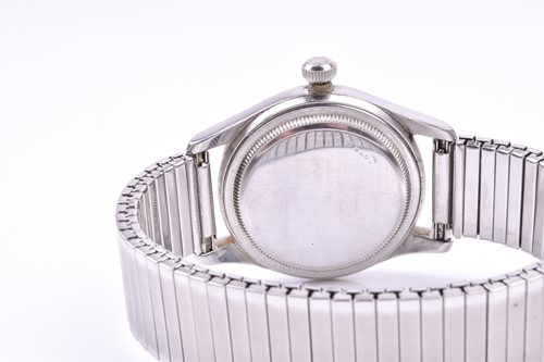 Lot 383 - A Tudor Oyster stainless steel wristwatch, the...