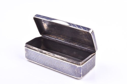 Lot 499 - A 19th century Russian silver and niello work...