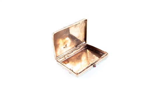 Lot 468 - A Russian silver gilt and cloisonné enamel...