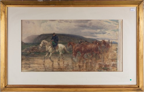 Lot 7 - Enrico Coleman (Italian 1846-1911), a horse...