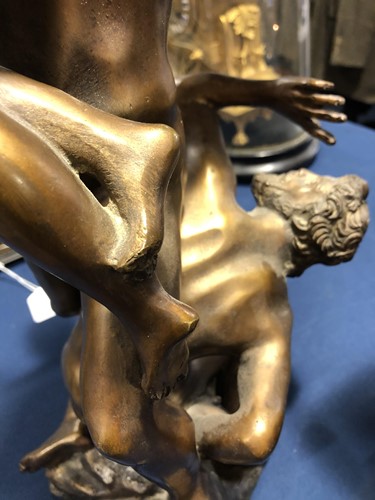Lot 230 - An early to mid 20th century patinated bronze...