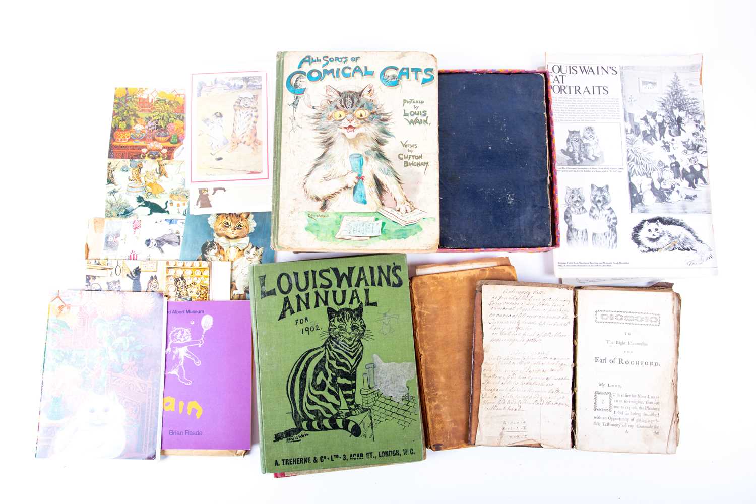 Lot 288 - A group of antique books to include 'Essays on...