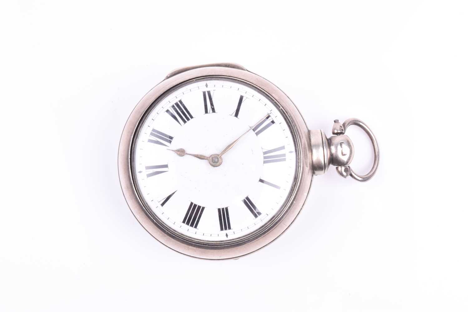Lot 214 - A Victorian silver pair cased pocket watch by...