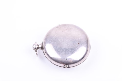 Lot 377 - A William IV silver pair cased pocket watch by...