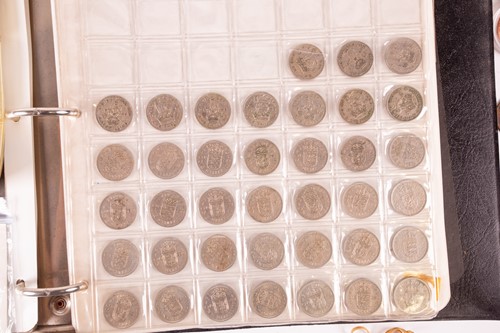 Lot 398 - A quantity of UK silver content coins, to...