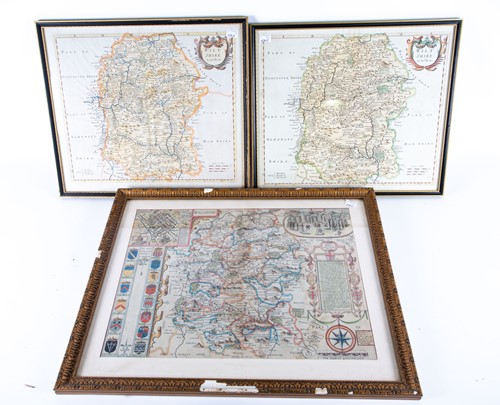 Lot 82 - John Speede, a 17th centruy engraved map of...