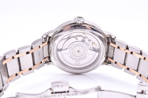 Lot 372 - A Baume & Mercier Classima stainless steel and...