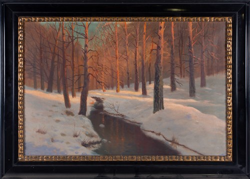 Lot 25 - A late 19th / early 20th-century winter...