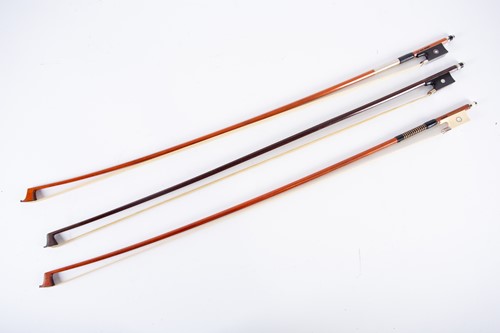 Lot 269 - An English violin bow by Stephen E Bristow,...