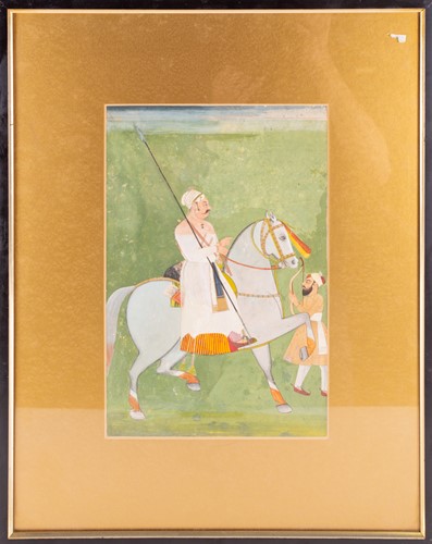 Lot 166 - A 19th-century Indian miniature painting of a...