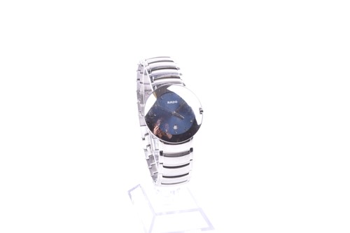 Lot 390 - A Rado Jubile Diastar polished wristwatch, the...