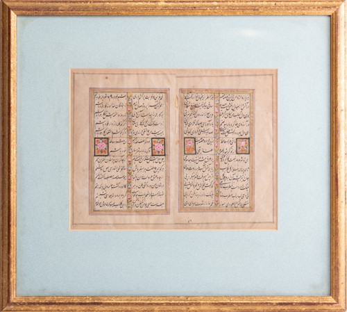 Lot 217 - Indian school, 19th century, two pages of...