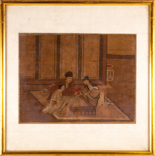 Lot 239 - 18世纪，中国画派人物像一副