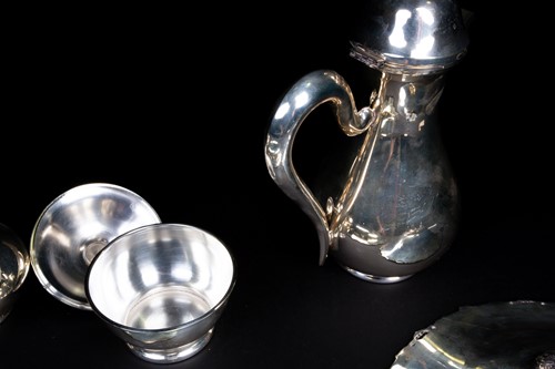 Lot 155 - Quantity of Italian Silver to include tea set ( 8 items)