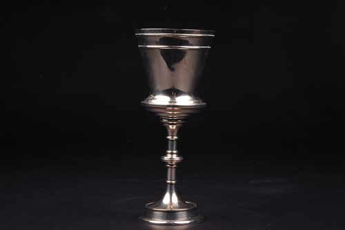 Lot 126 - A Victorian silver goblet, Birmingham 1876 by...