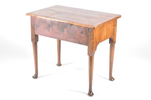 Lot 179 - A Georgian walnut veneered lowboy, 18th...