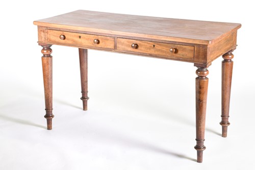 Lot 164 - A Victorian mahogany writing table, with later...
