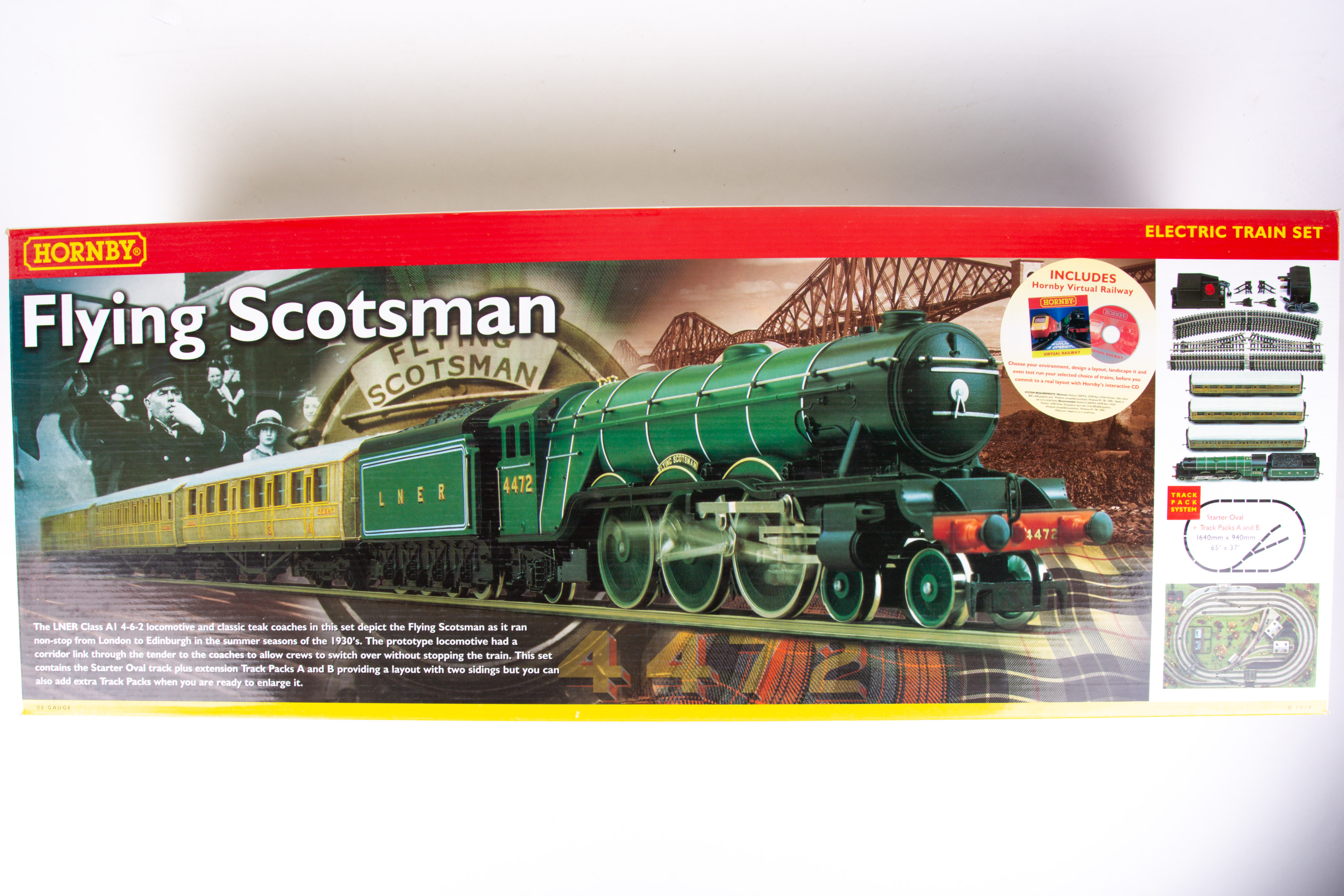 hornby flying scotsman train set r1019