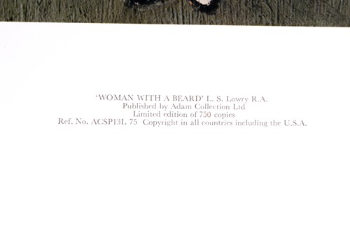 Lot 129 - Laurence Stephen Lowry (1887-1976), 'Woman...