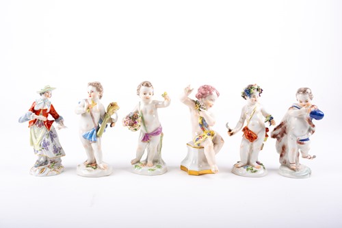 Lot 313 - A group of 19th century and later Meissen...