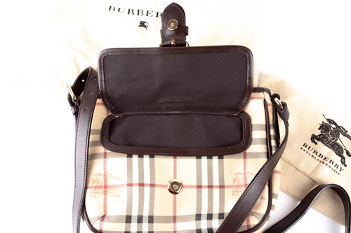 Lot 327 - A Burberry handbag, in the Haymarket plaid...