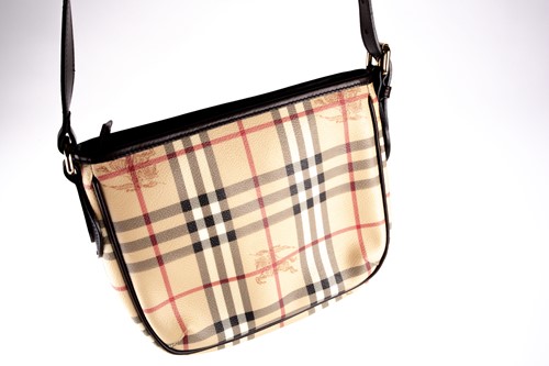 Lot 327 - A Burberry handbag, in the Haymarket plaid...