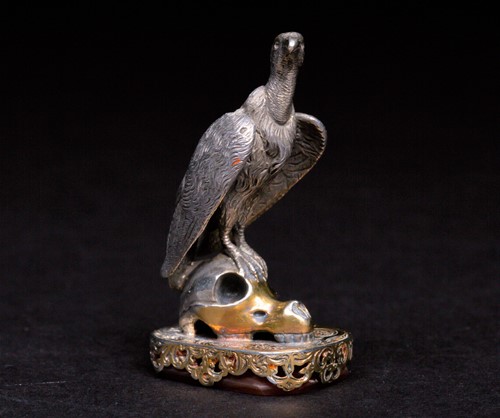 Lot 300 - An unusual 19th century vulture mounted...