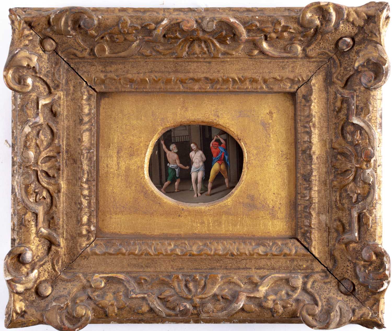 Lot 2 - An early 19th century oval oil on copper...