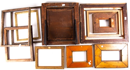 Lot 158 - A collection of eleven assorted antique frames,...