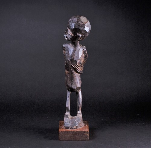 Lot 58 - A Lobi standing figure of a man, Burkina Faso,...