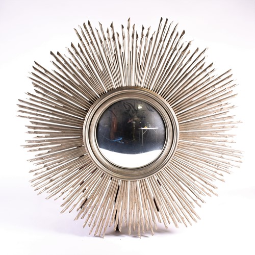 Lot 154 - A large contemporary sunburst mirror, with...