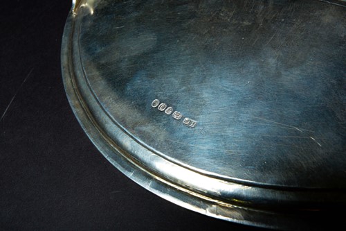 Lot 92 - A George III silver waiter, London 1789 by...
