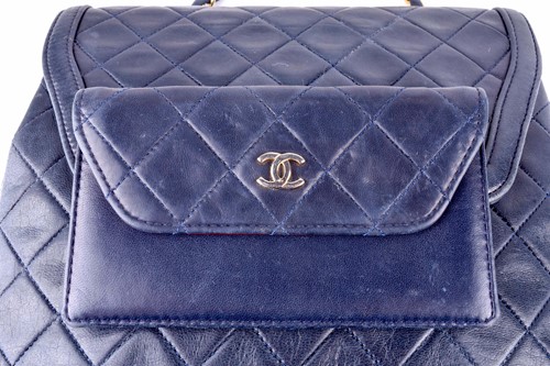 Lot 524 - Chanel. A classic quilted leather handbag, of...