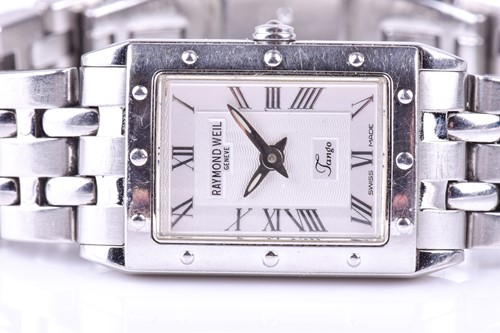 Lot 180 - A ladies Raymond Weil 'Tango' stainless steel...