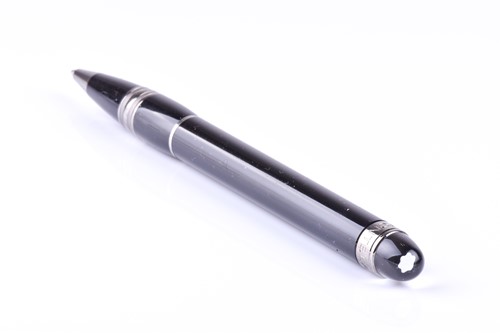 Lot 610 - A Montblanc ballpoint pen, with black resin...