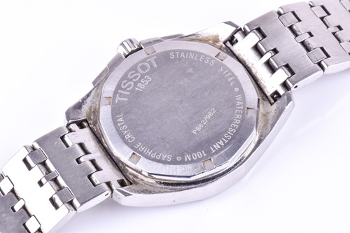 Lot 487 - A Tissot PRC 100 stainless steel chronograph...