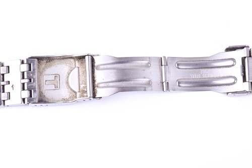 Lot 487 - A Tissot PRC 100 stainless steel chronograph...