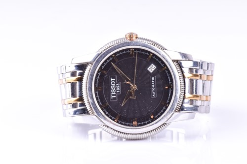 Lot 216 - A Tissot automatic stainless steel wristwatch,...