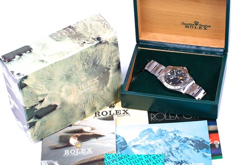 Lot 549 - A 1982 Rolex Oyster Perpetual Date Explorer II...