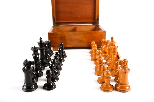 Lot 410 - A Jacques, London Staunton chess set, with...