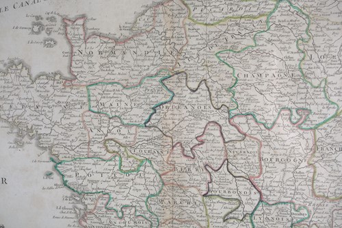 Lot 130 - Le Royaume de France, a 1750 engraved map,...