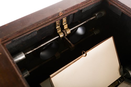 Lot 428 - A tabletop Stereoscopic viewer, early 20th...