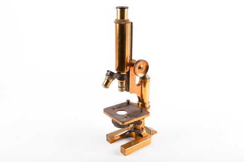 Lot 522 - A monocular microscope by R & J Beck Ltd,...