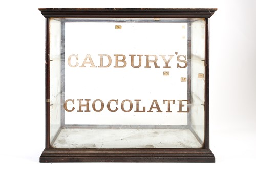 Lot 163 - A Victorian Cadbury's Chocolate table top shop...