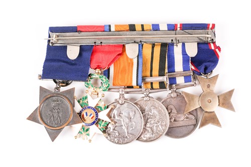 Lot 360 - A group of medals (with accompanying...